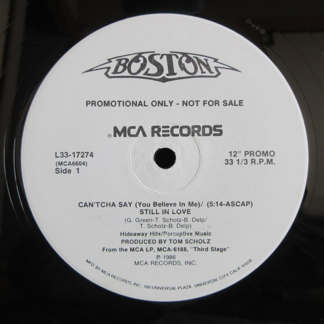 ★BOSTON / CAN'TCHA SAY★ボストン◇Promo 12\"