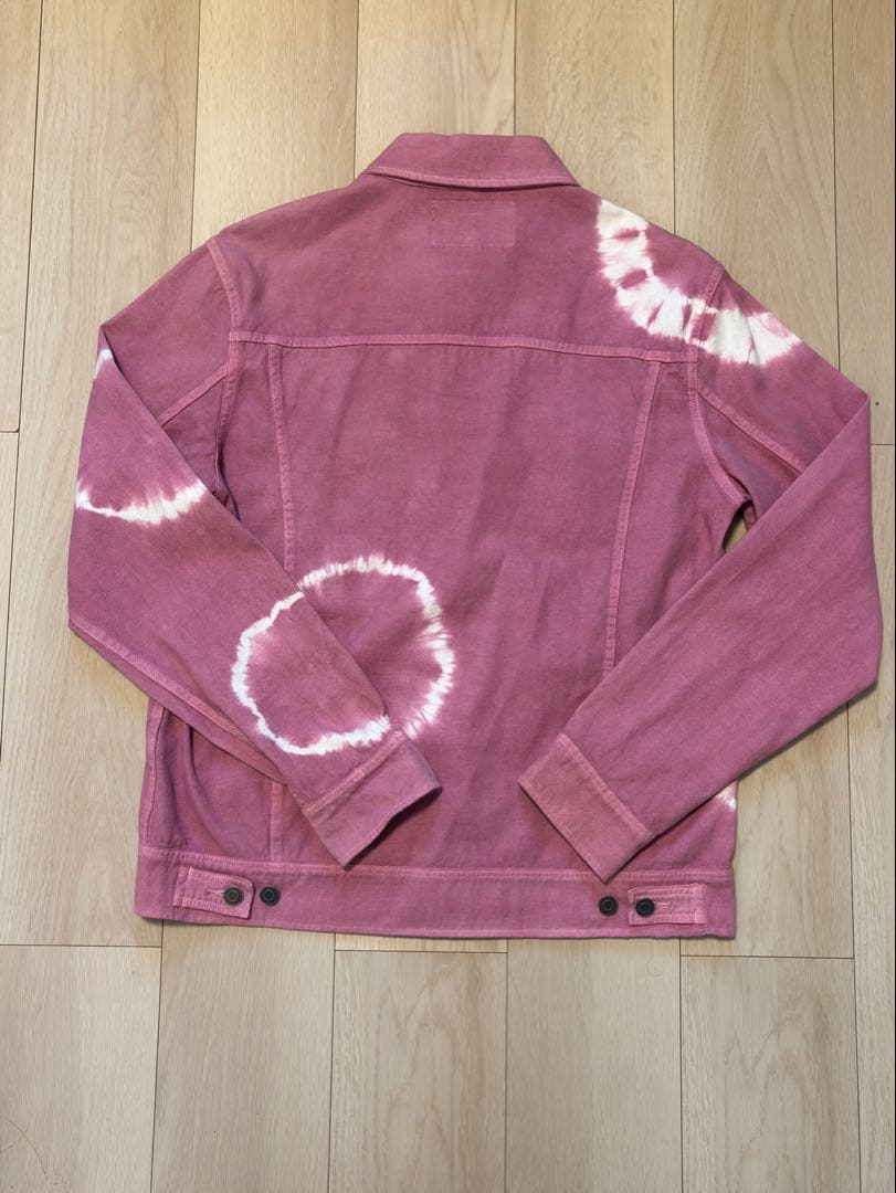 富井Bleach Dyed Trucker Jacket Mサイズ