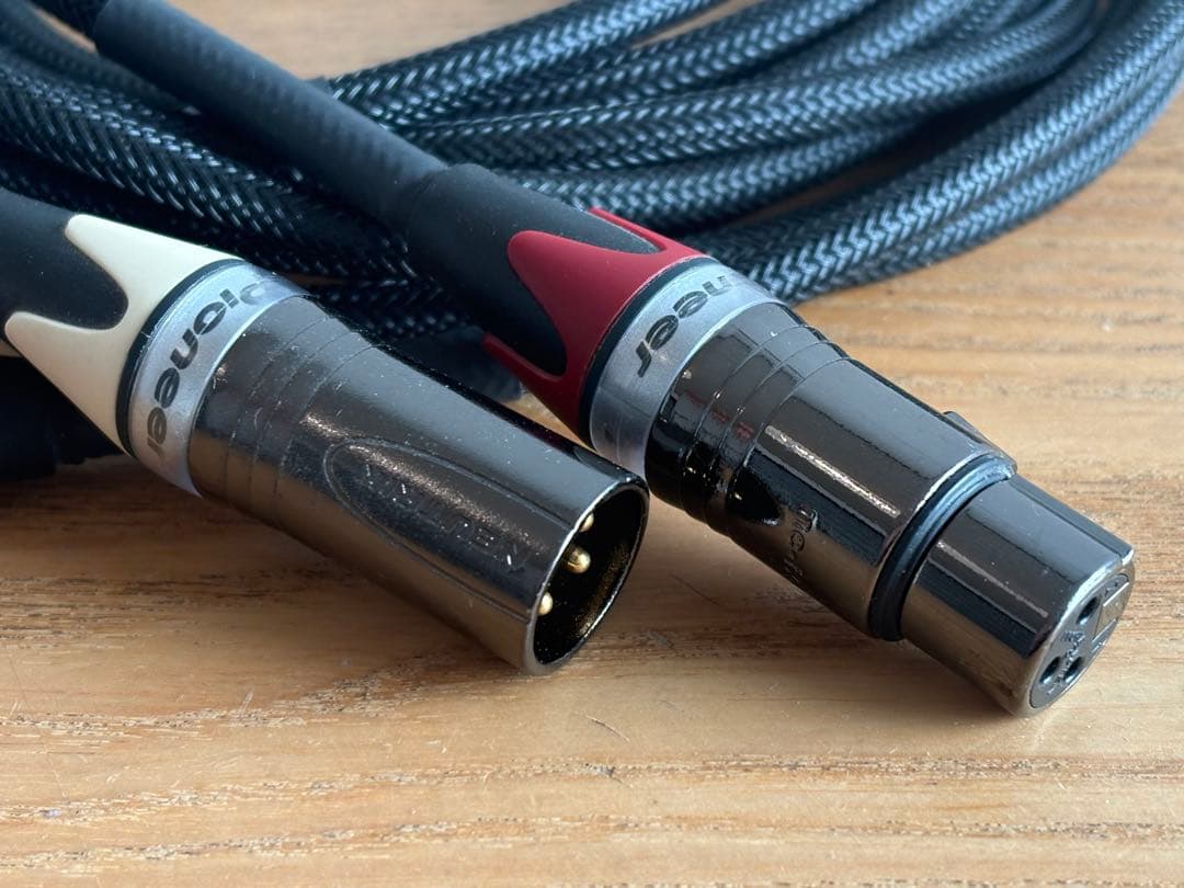 Pioneer DAS-XLR030R ハイスピード,編組ケーブル