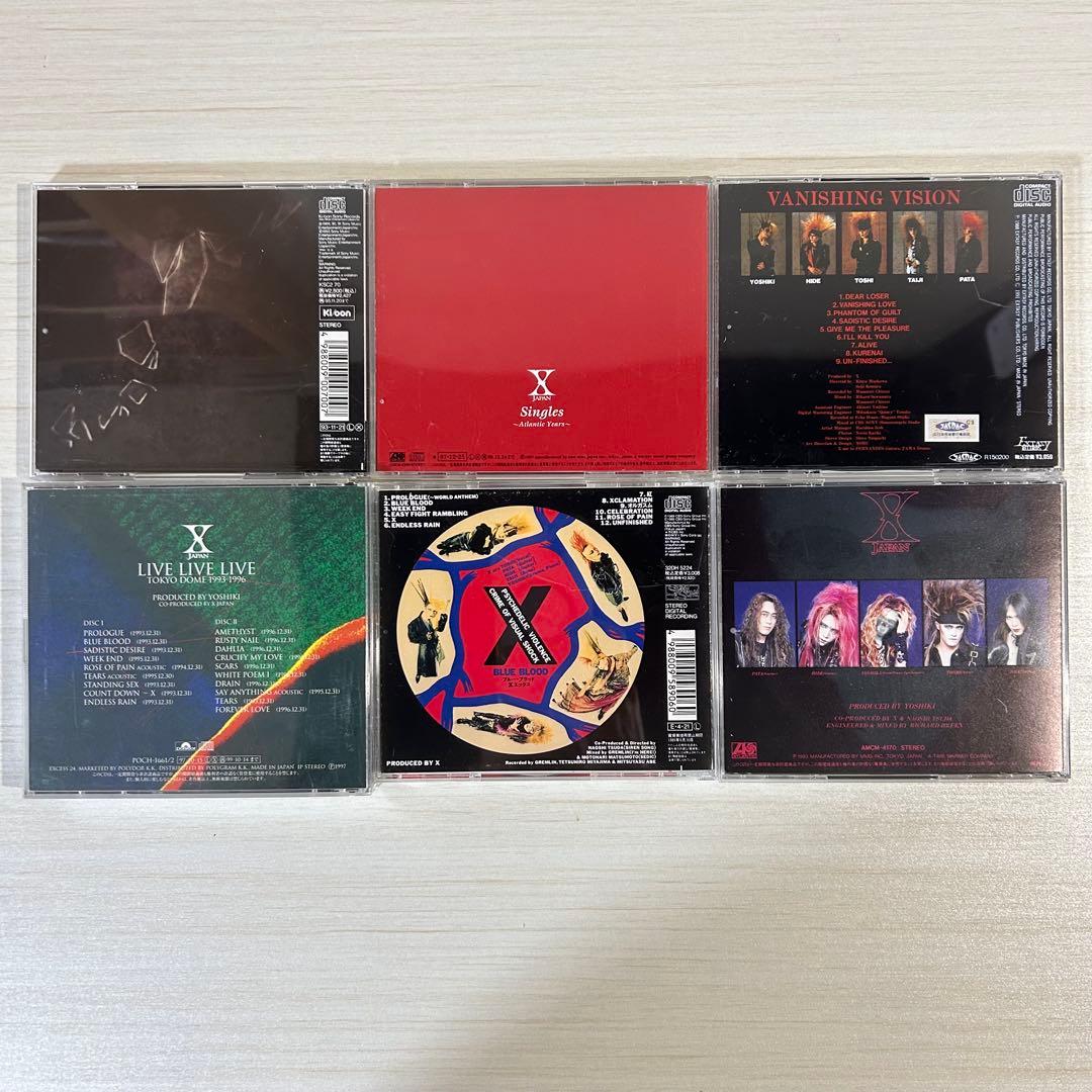 X JAPAN／CD 6枚セット VANISHING VISION 国内盤 他