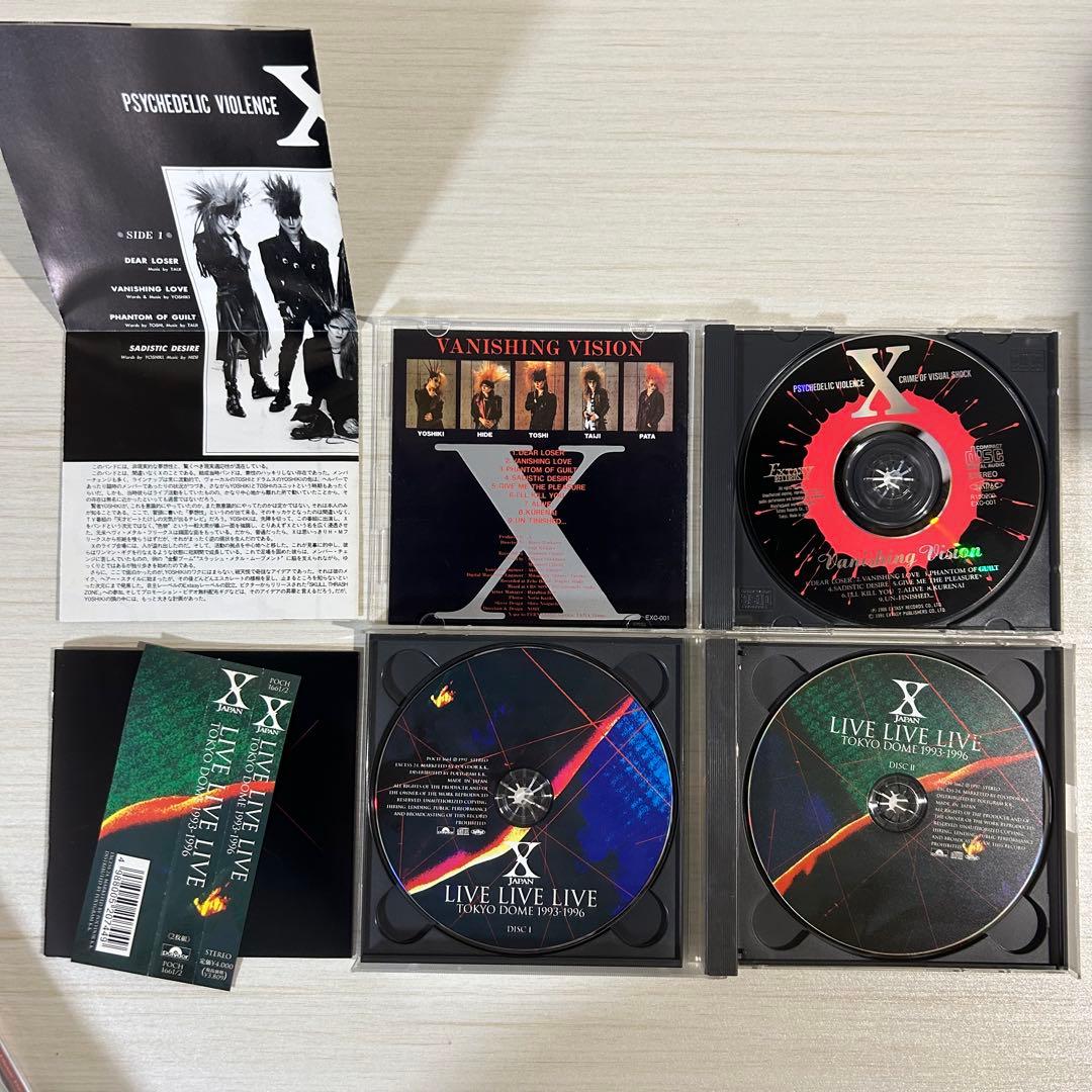 X JAPAN／CD 6枚セット VANISHING VISION 国内盤 他
