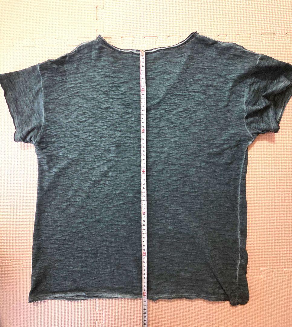 Salsationダークグリーン VネックTシャツM