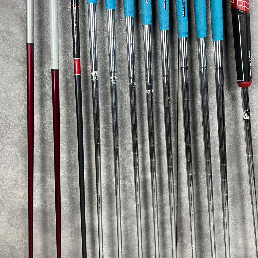人気　キャロウェイバッグ　テーラーメイド　R9　メンズゴルフ12本セット　右　男