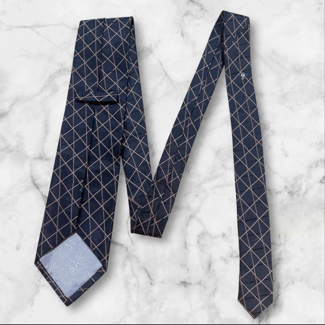 【未使用に近い美品】Vivienne Westwood ブラック ネクタイ