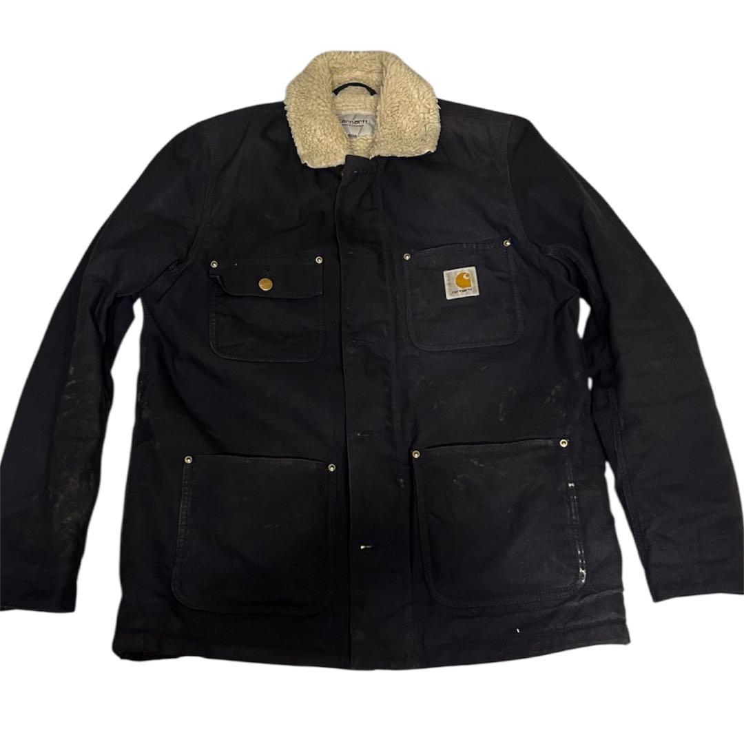 Carhartt　カーハート　トラディショナルジャケット　M　紺 ボアジャケット