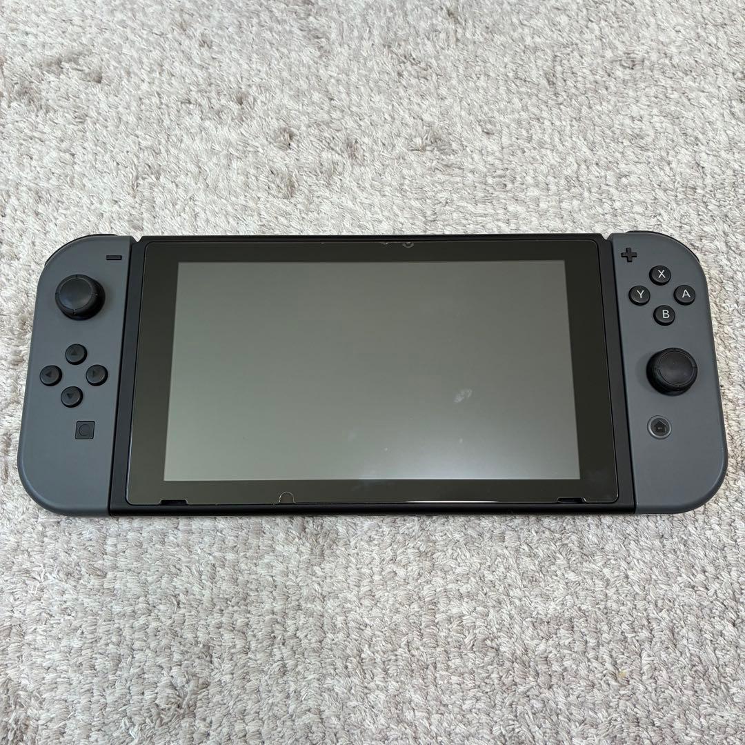 Nintendo Switch 本体 グレー 付属品とハンドル付き