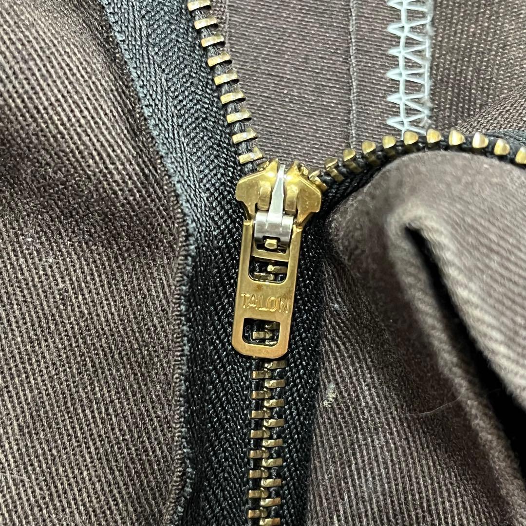90s USA製 Dickies 874 ワークパンツ ダークブラウン W35
