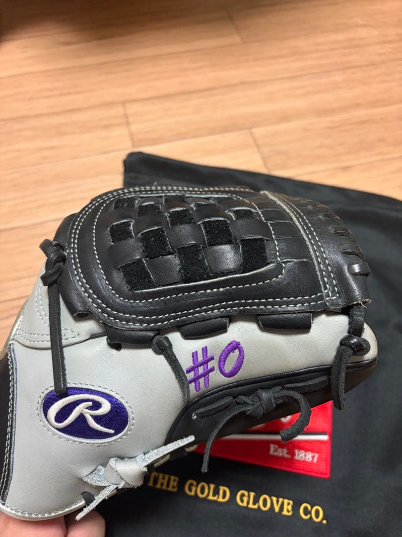 Rawlings ゴールドグローブ グレー 専用袋付き