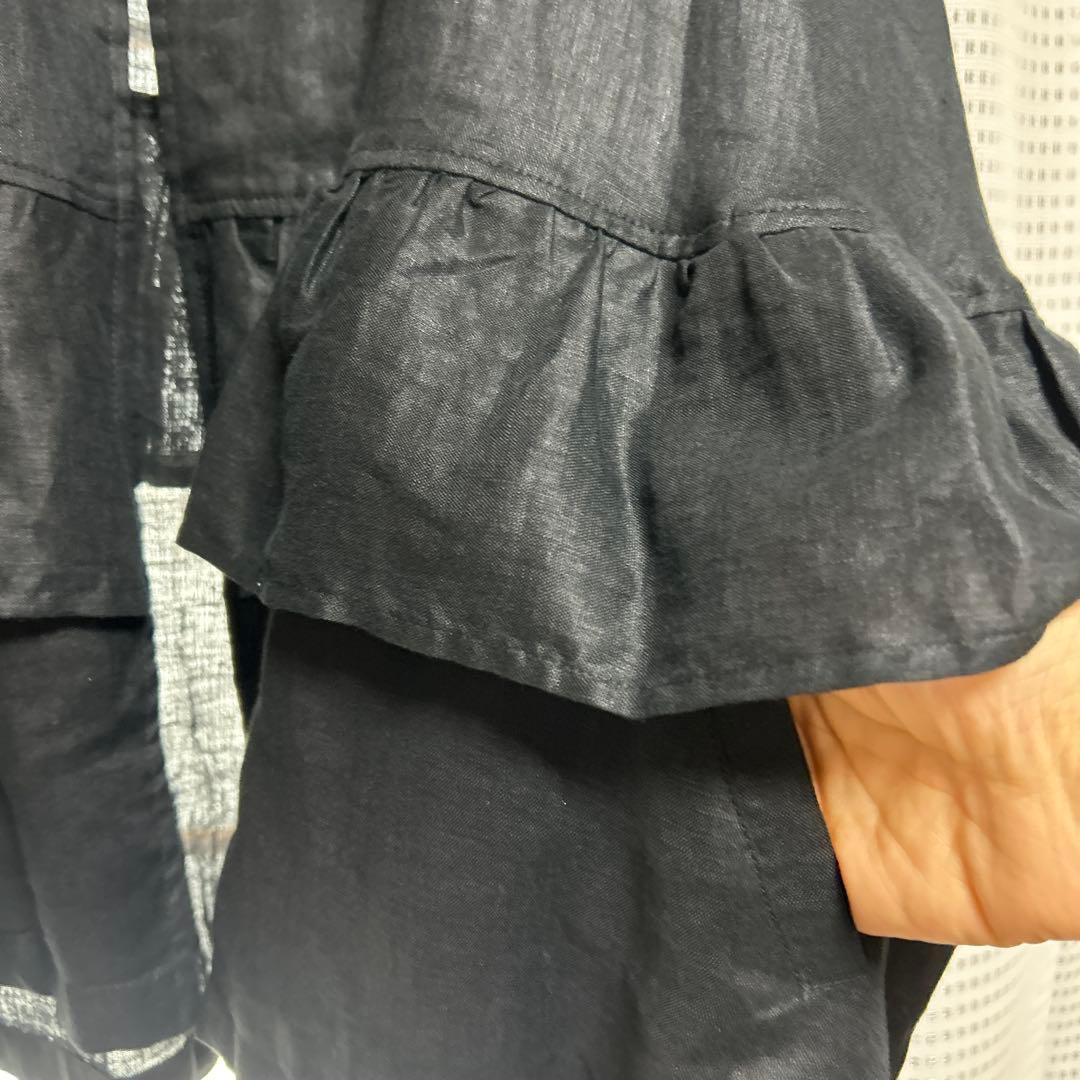ビアズリー　リネンフリルはおり