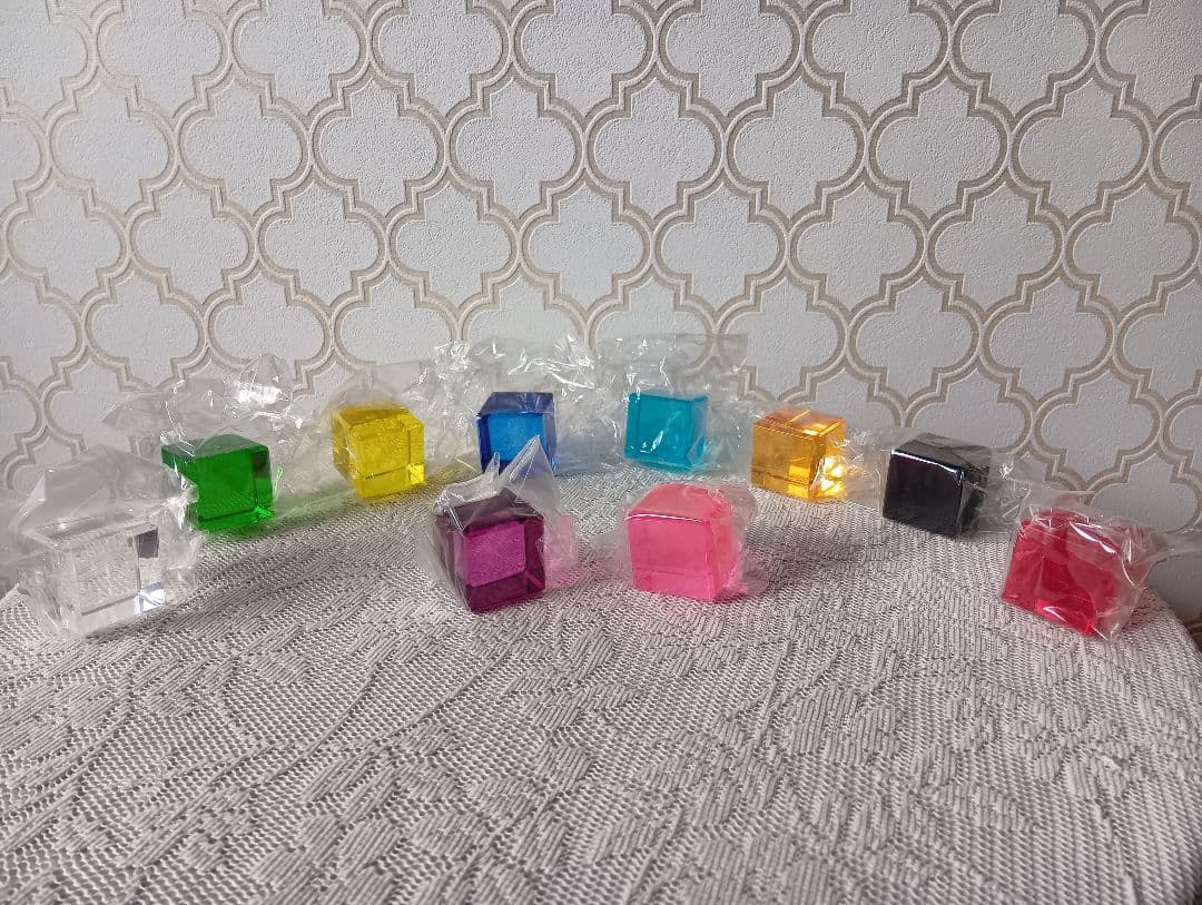 未使用■カラーセラピーカラーキューブセラピー　ジュエルキューブセットミニサイズ