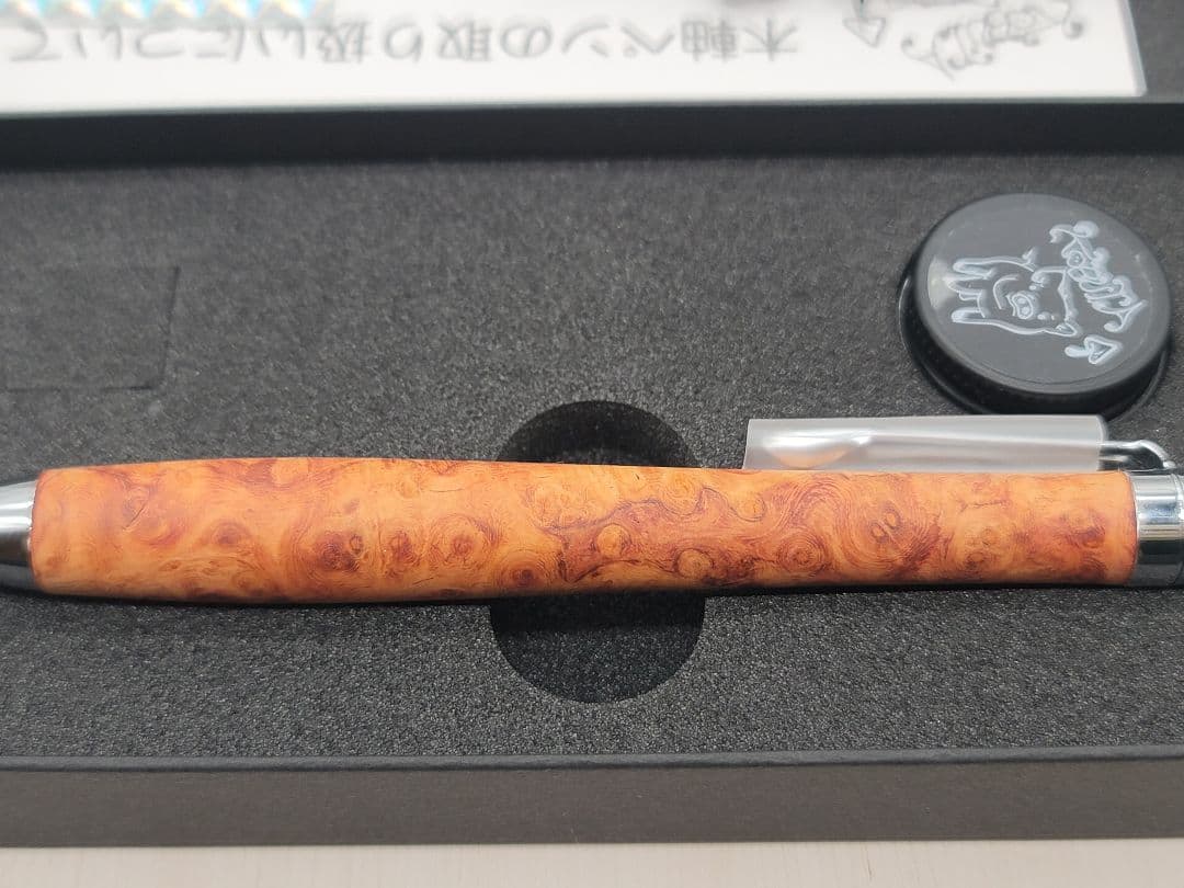 新品　こぶた工房　極上+花梨瘤　シャープペンシル0.5