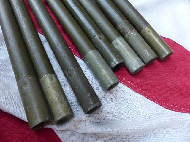 1945” 米軍実物 WWII　テントポール　8本セット 軍幕 243