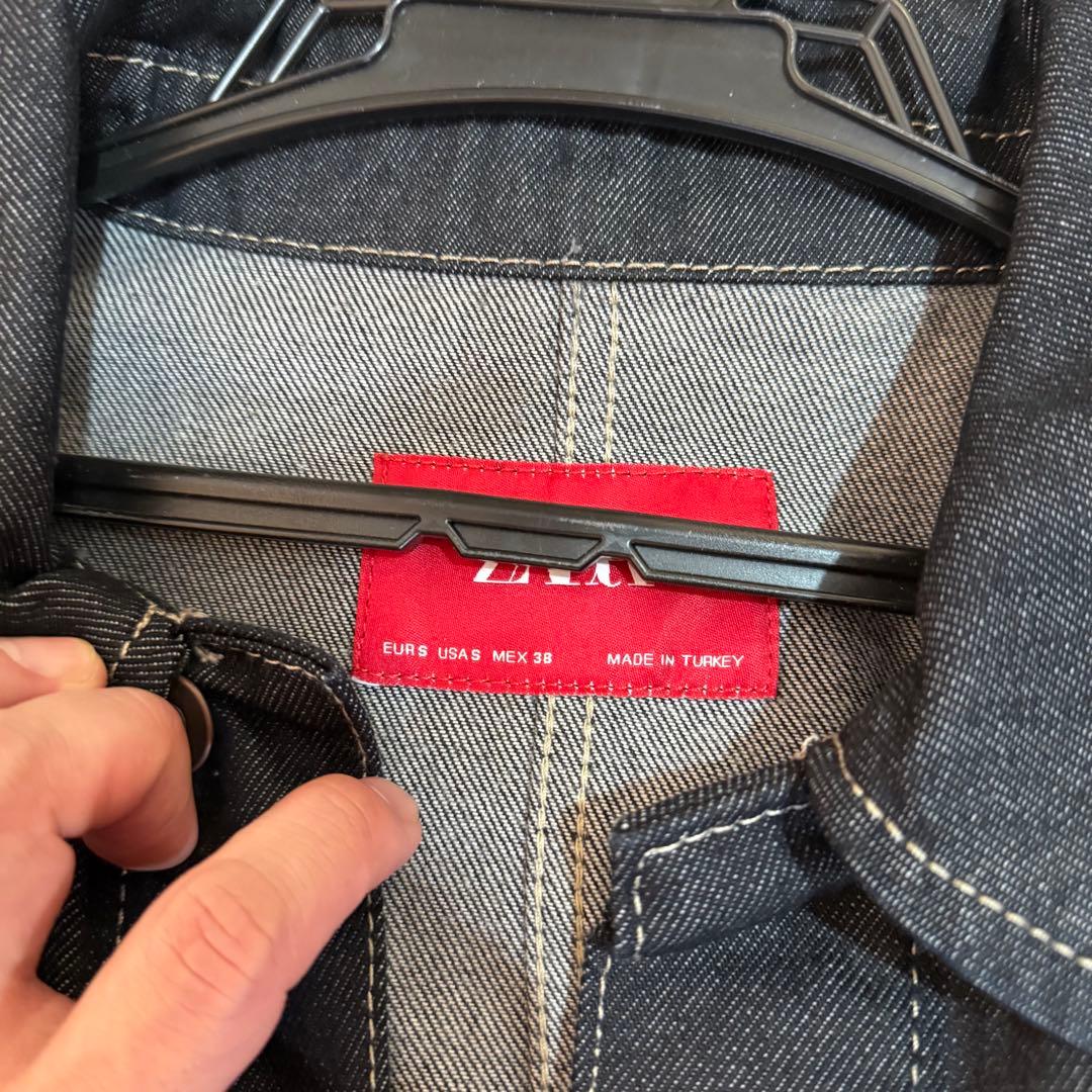 ZARA クロップドフィットデニムジャケット HARRY LAMBERT
