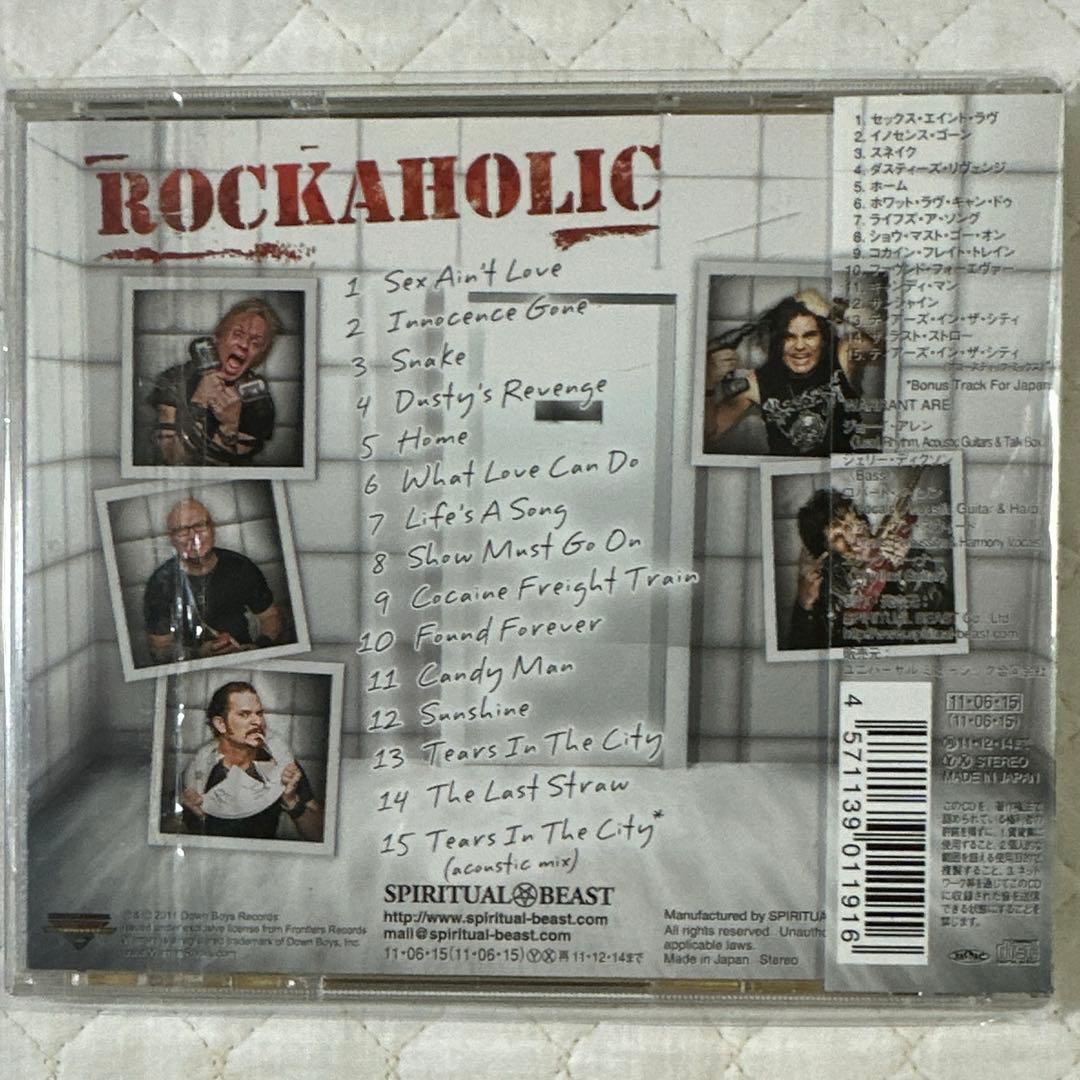 国内盤！WARRANT /ウォレント / ROCKAHOLIC /ロッカホリック