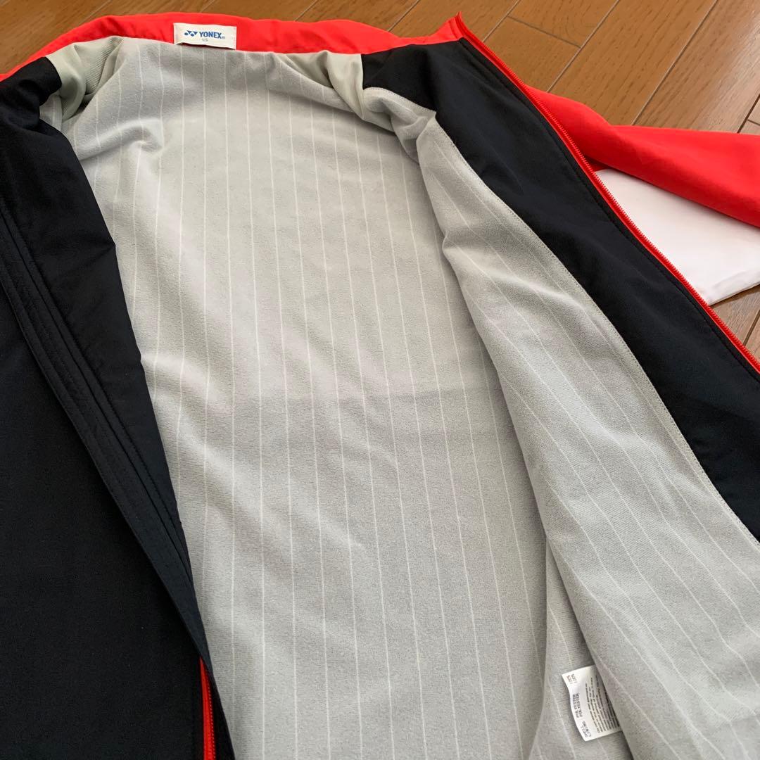 YONEX ウォームアップウェア SSサイズ 黒/赤