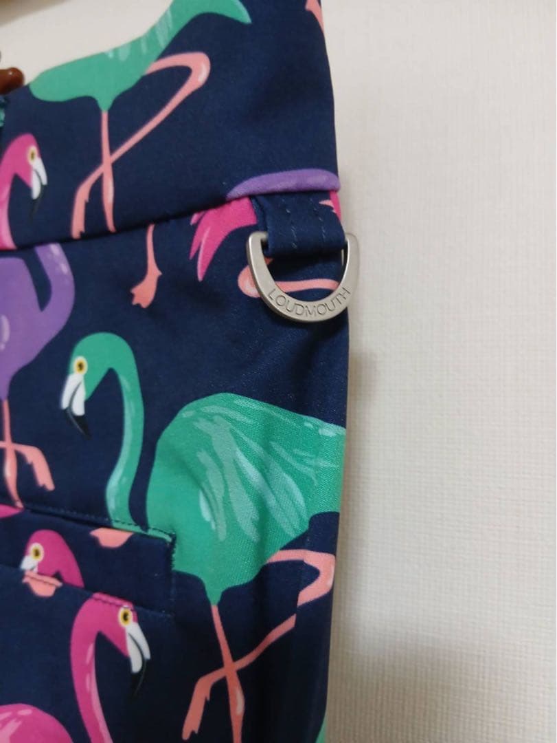新品Loudmouthラウドマウス ゴルフメンズロングパンツワイルドフラミンゴズ