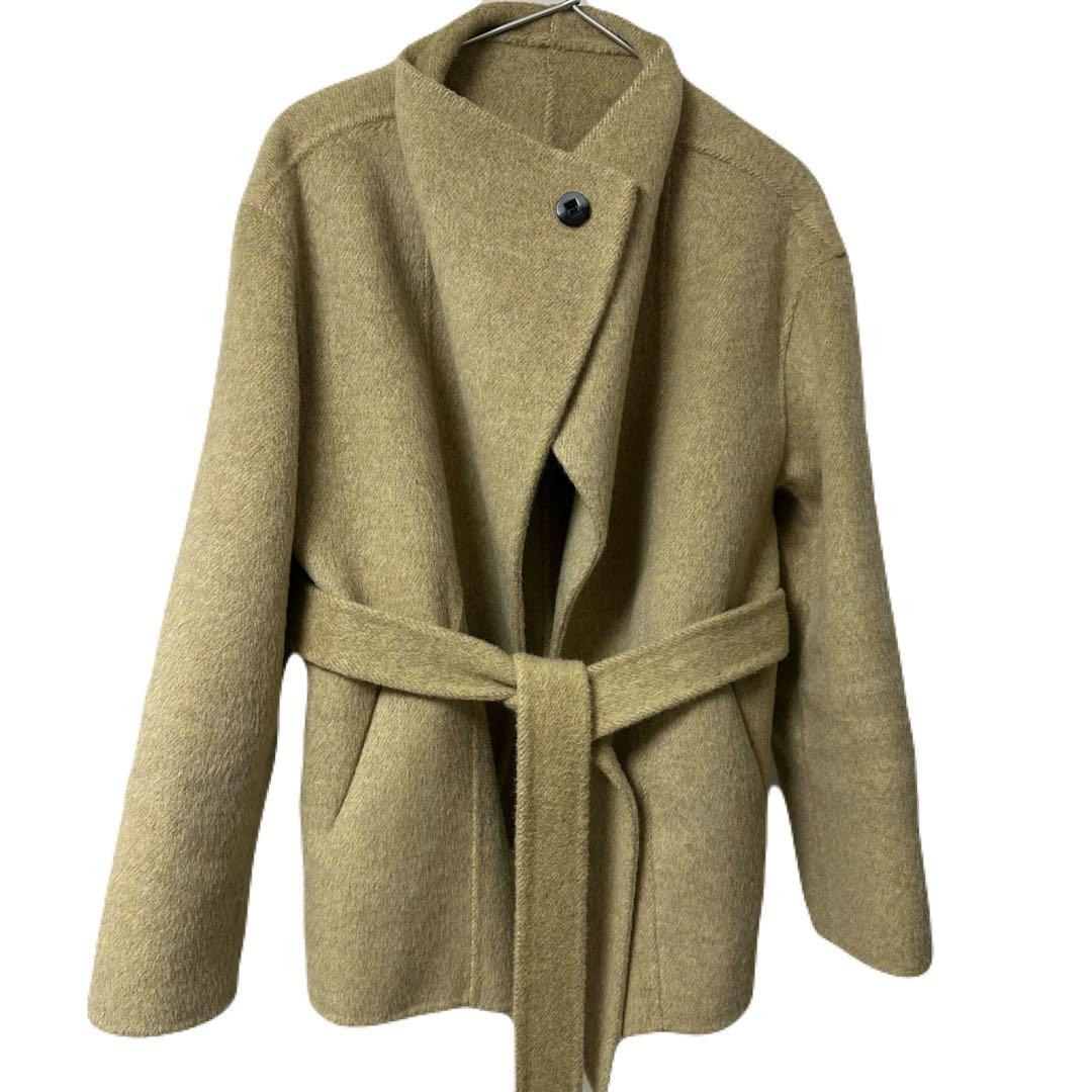 OHOTORO コート　アウター　Ecru Half Coat