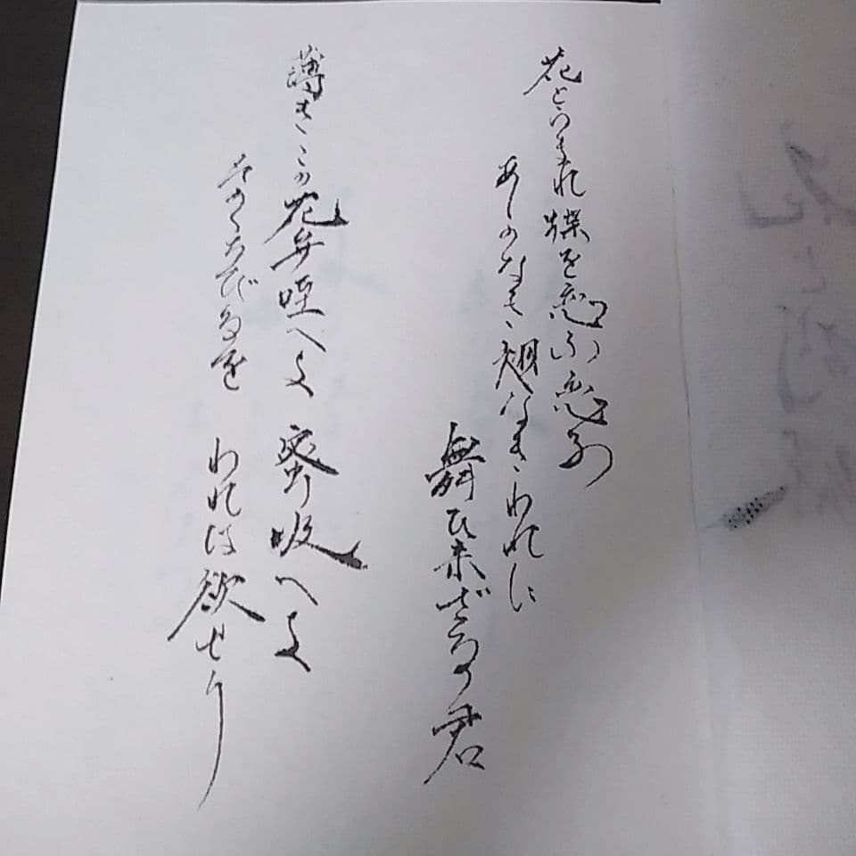 手書き歌集『緋の河』