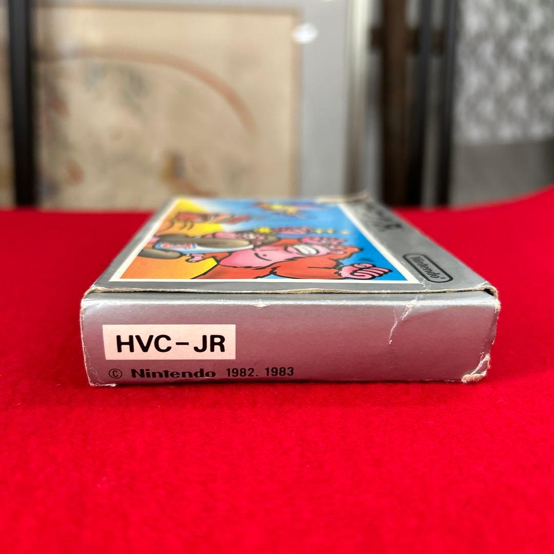 ファミコン　ドンキーコングJR HVC-JR 銀箱　ソフト　取説
