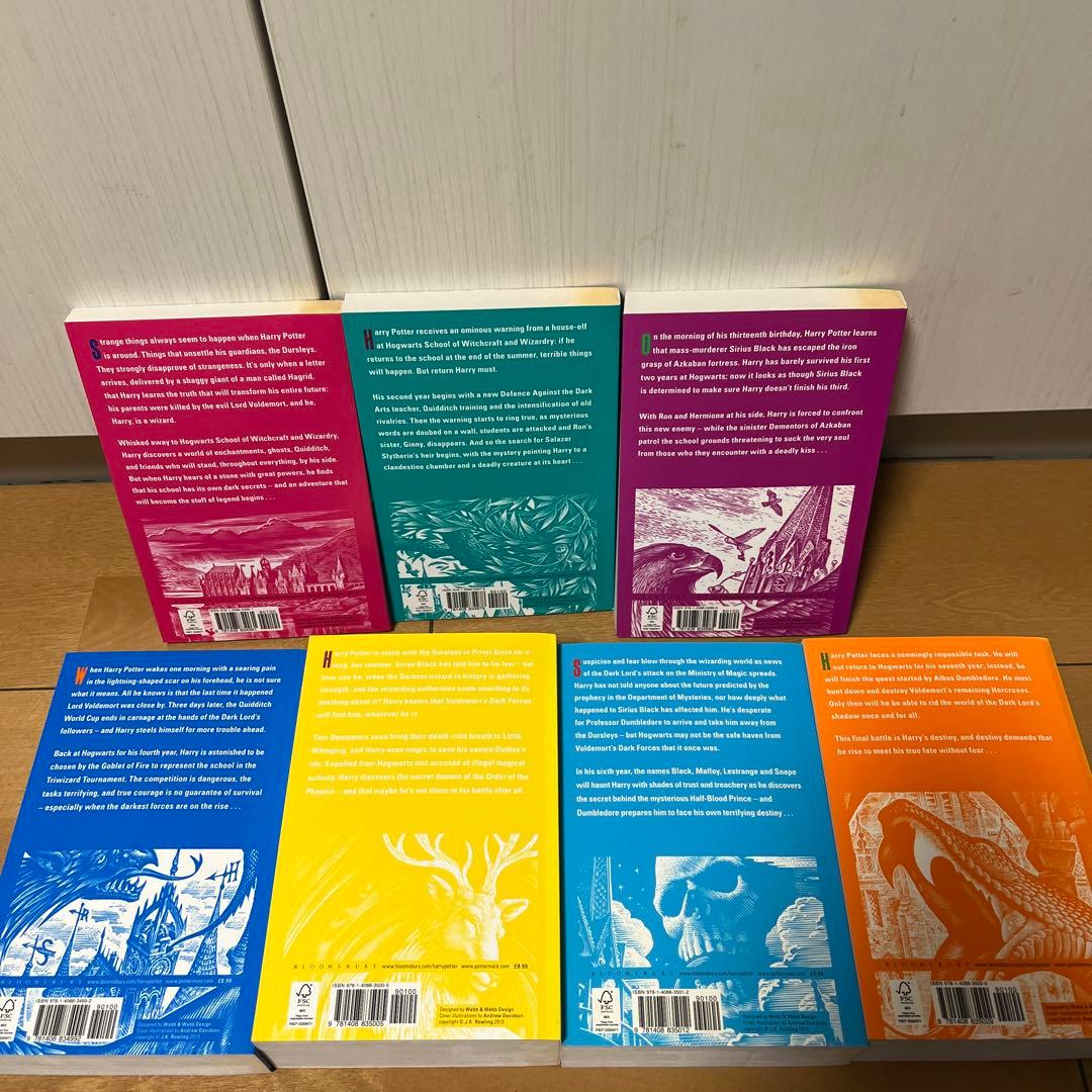 ハリー・ポッター全巻セット（英語版Adult Paperback）