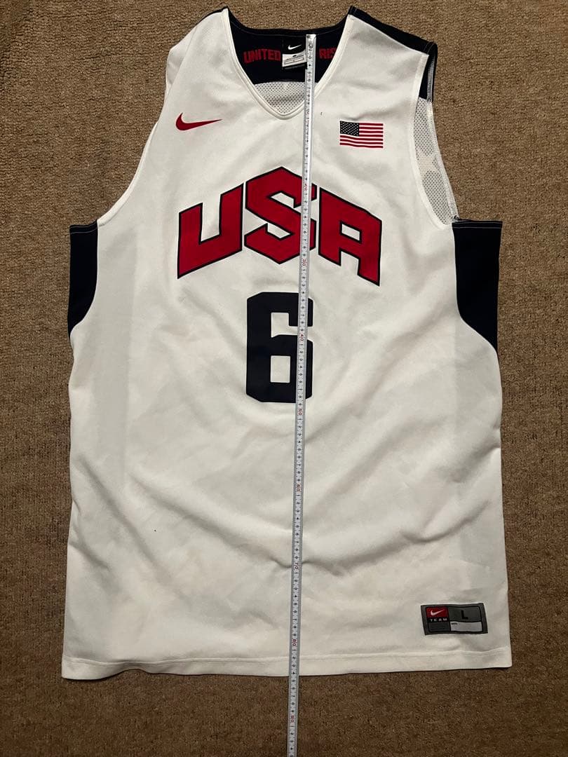 Nike USA バスケットボール ユニフォーム レブロン・ジェームズ Lサイズ