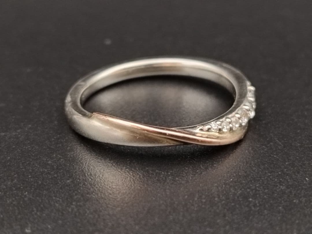 4℃ リング 指輪 K10 x silver925 アクセサリー シルバー925