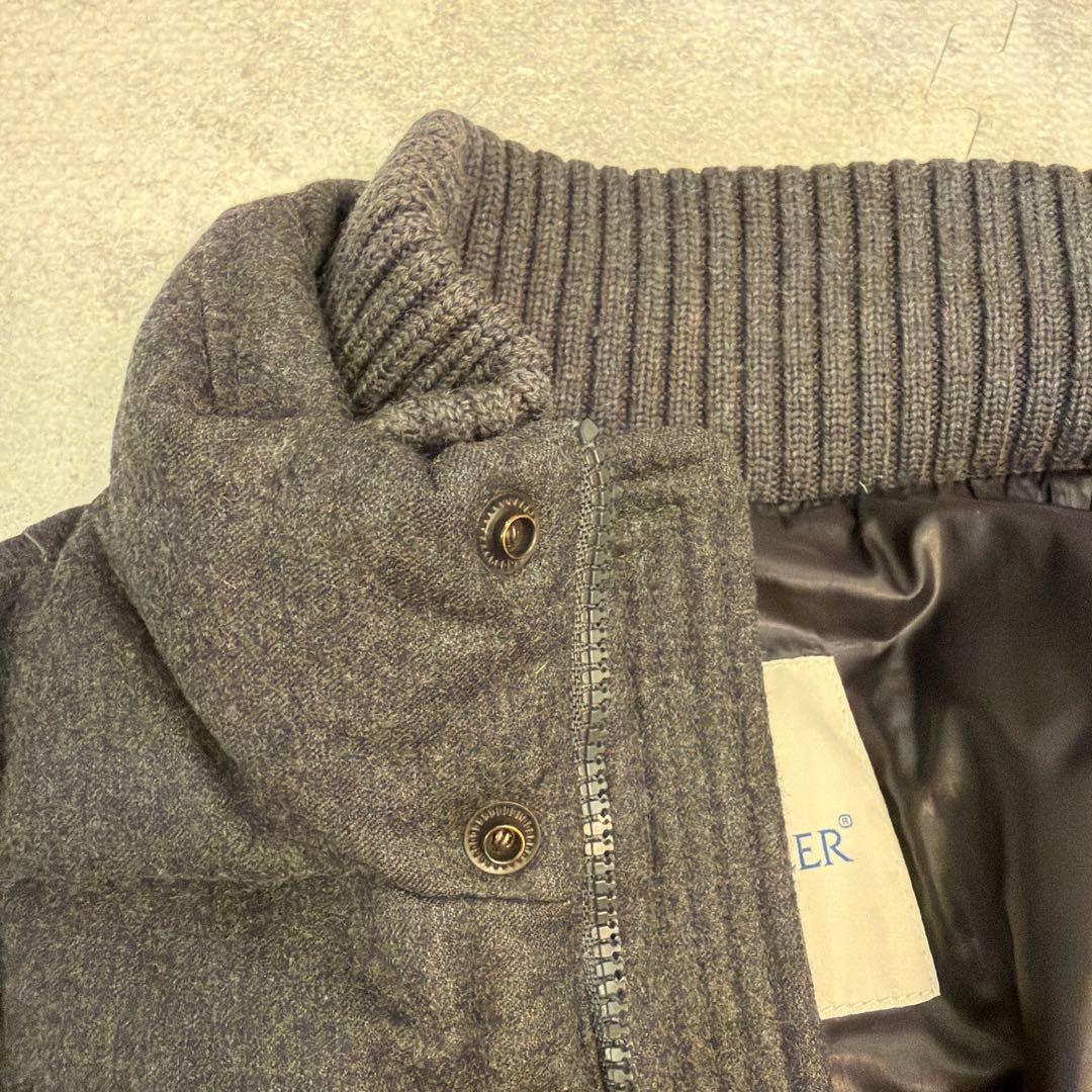 MONCLER ダウンベスト サイズ1 ダークグレー
