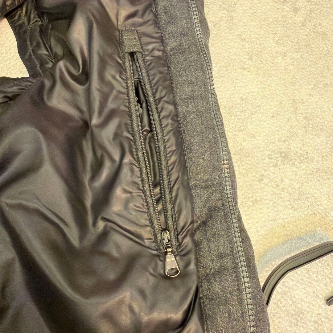 MONCLER ダウンベスト サイズ1 ダークグレー