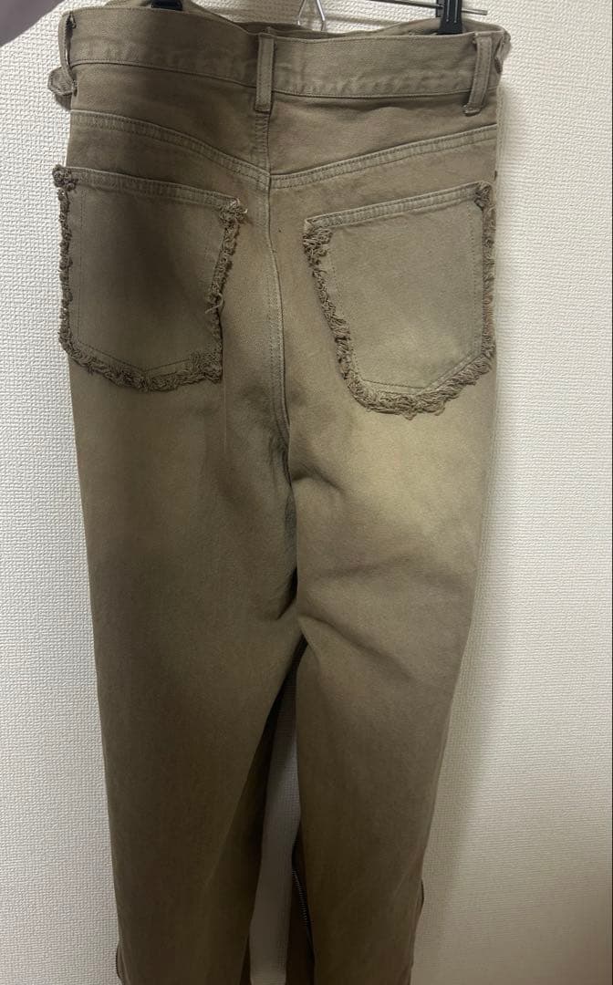 【GRANCY】ZipDesign Buggy DenimPants