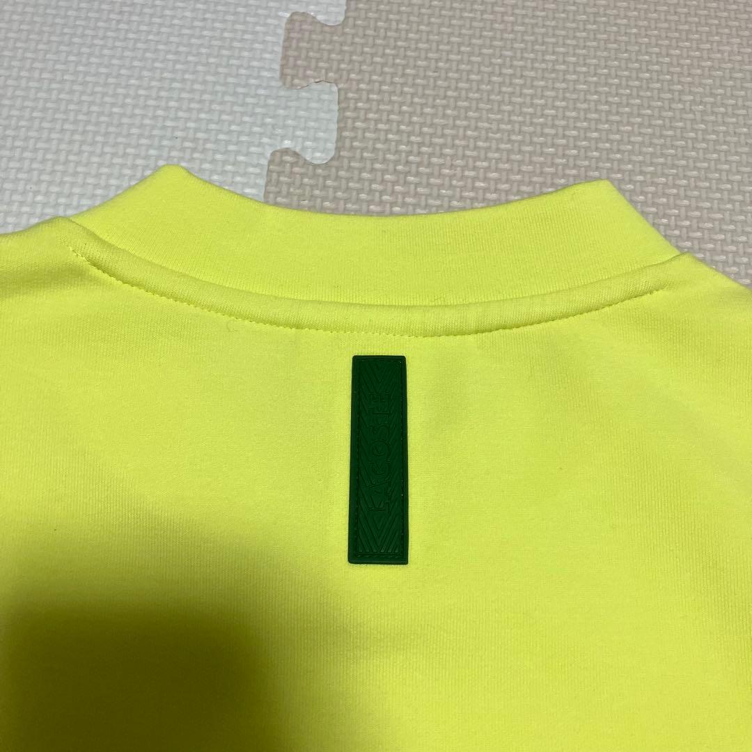 LACOSTE クラシックフィット セーター　M イエロー　ゴルフ　蛍光
