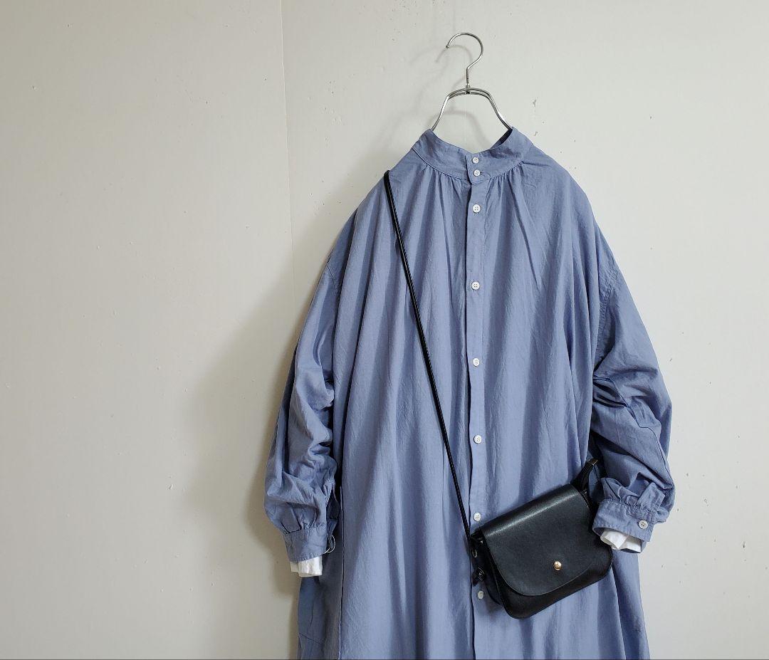 専用です✨ 新品 ナチュラルランドリー スタンドカラー ギャザーワンピース