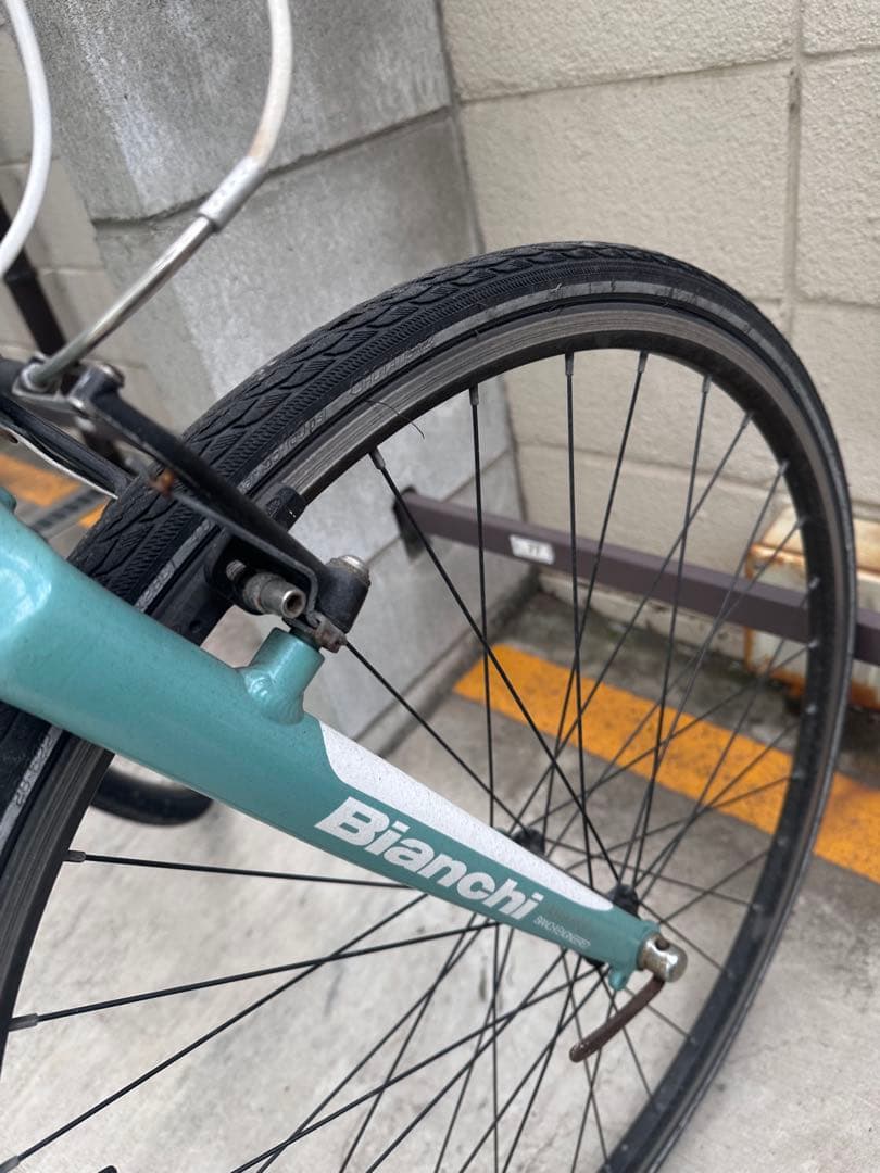 ロードバイク クロスバイク 自転車　ビアンキ　ローマ2 チェレステ