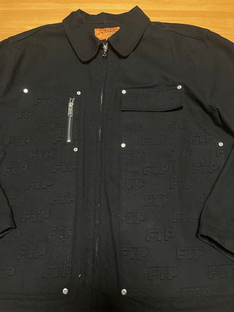 FTP embossed logo work jacket ワークジャケット　M