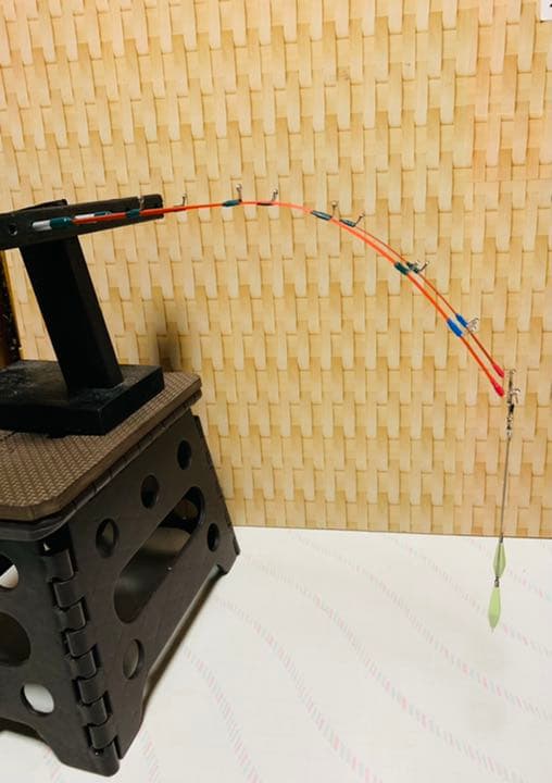 小さな当たりが大きく見える　竹ワカサギ穂先 ワカサギ電動リール対応