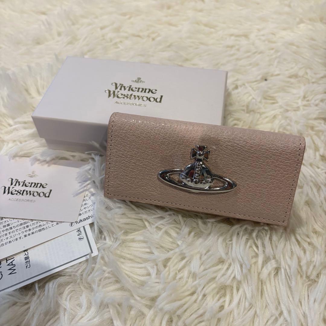 【未使用】Vivienne Westwood✨キーケース　日本限定　ピンク　箱付