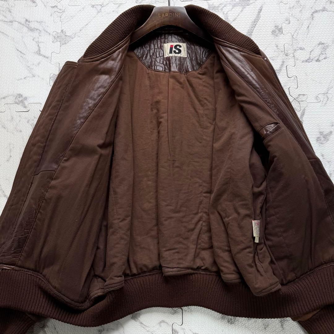 ジャケット・アウター 80s ISSEY MIYAKE I.S. leather jacket