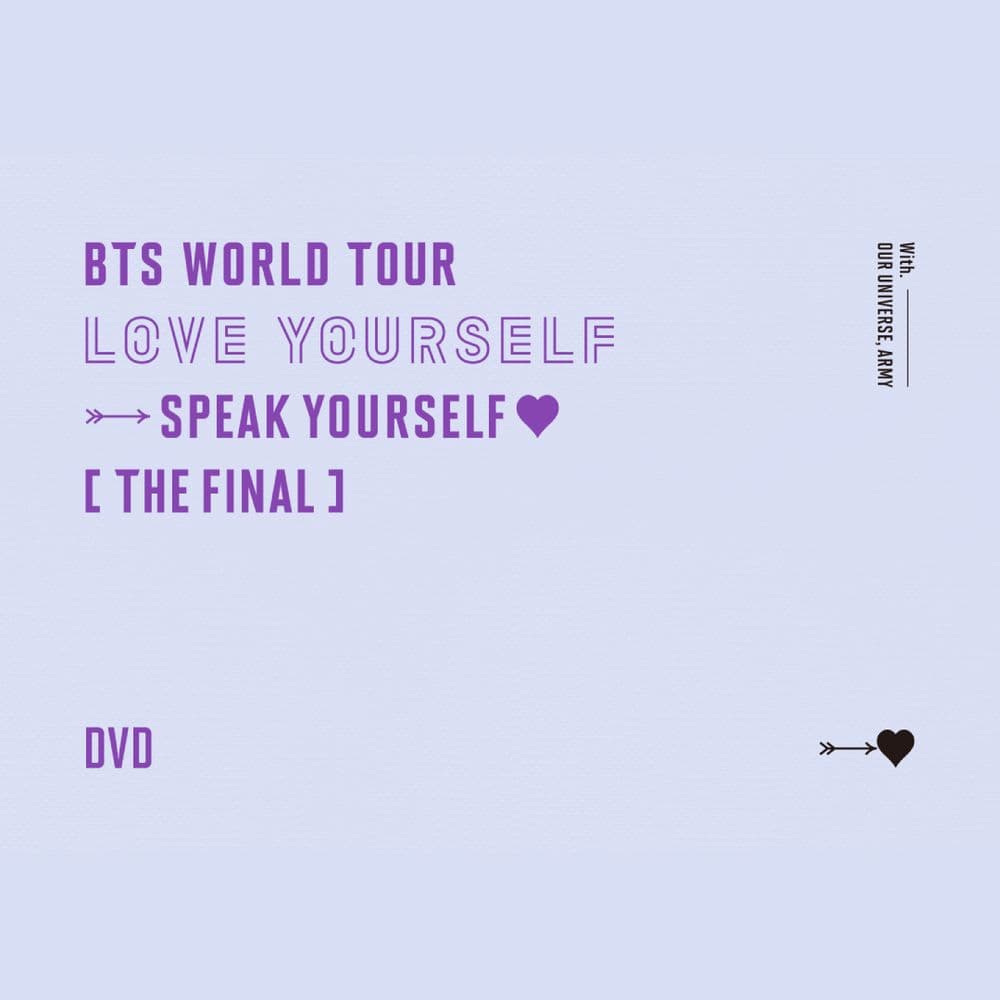 【DVD】BTS LOVE YOURSELF SYS FINAL トレカなし