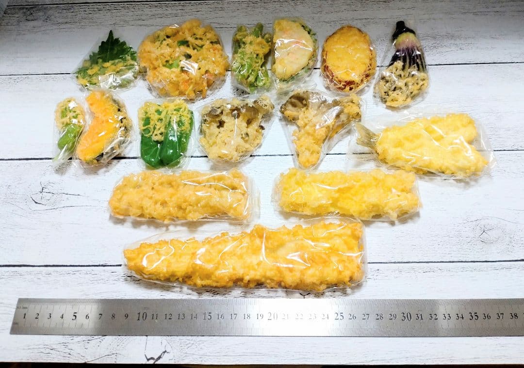 食品サンプル まいづる ざるそば 天麩羅盛り合わせセット