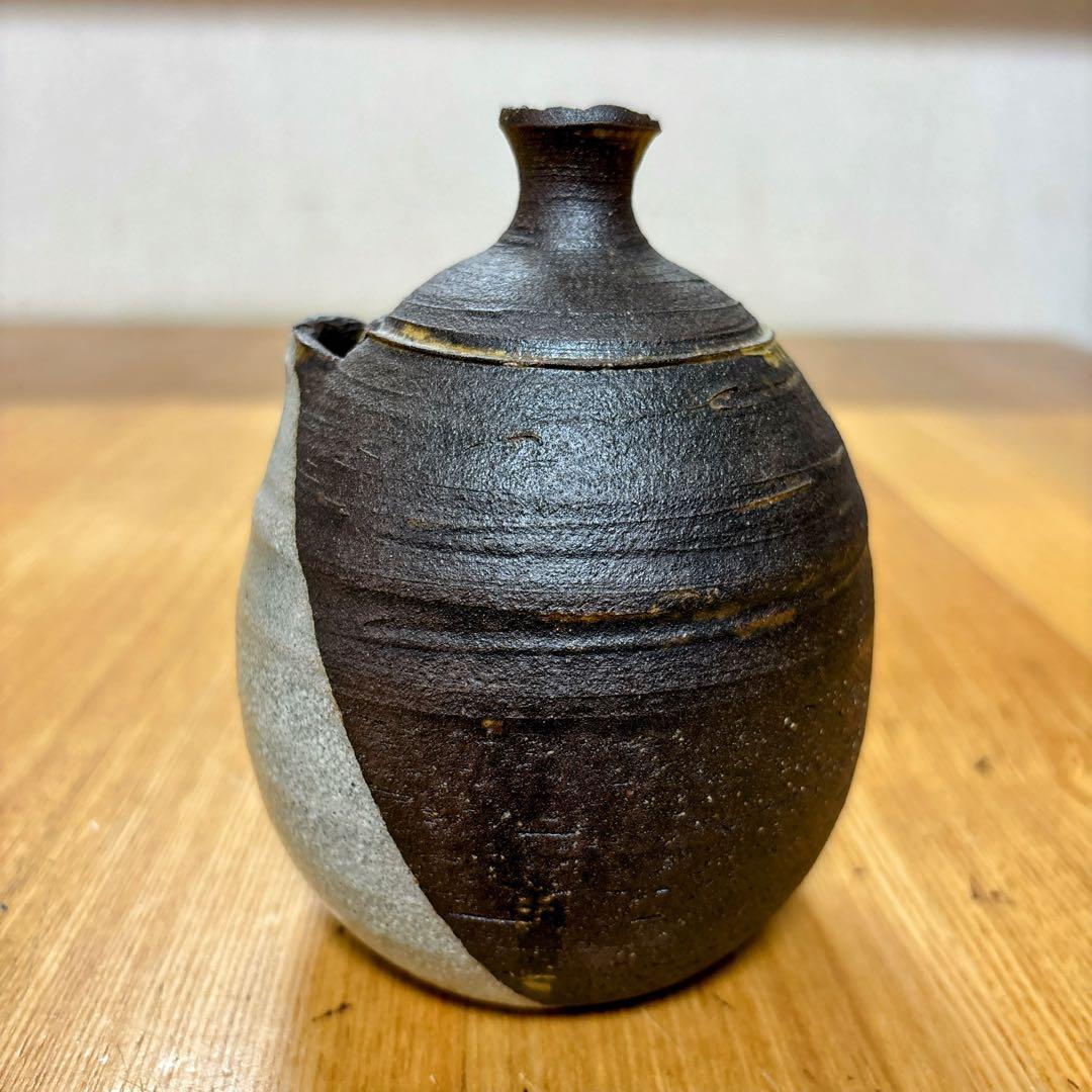 九谷焼　陶志窯　中村陶志人　福良雀図　4号一輪生　花瓶　一輪挿し　花器　手作り
