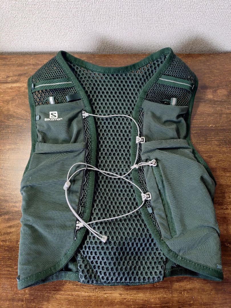 Salomon ACTIVE SKIN 8 ダークグリーン xs