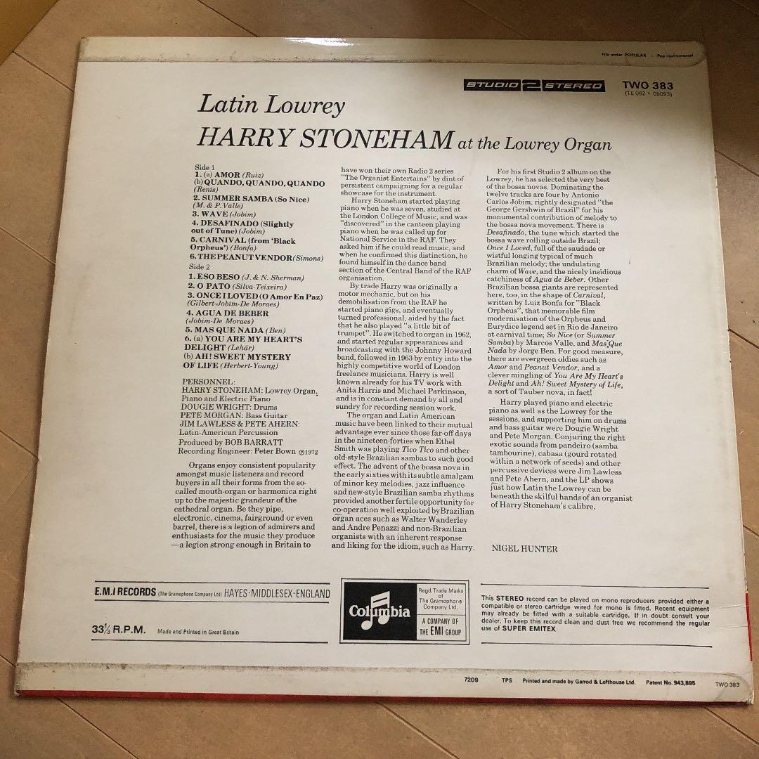 洋楽 HARRY STONEHAM / LATIN LOWREY / ESO BESO