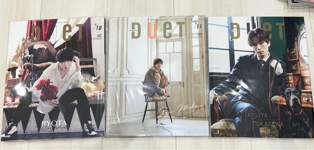 Man duetソロ表紙シリーズ、全員表紙12冊セット　デュエット