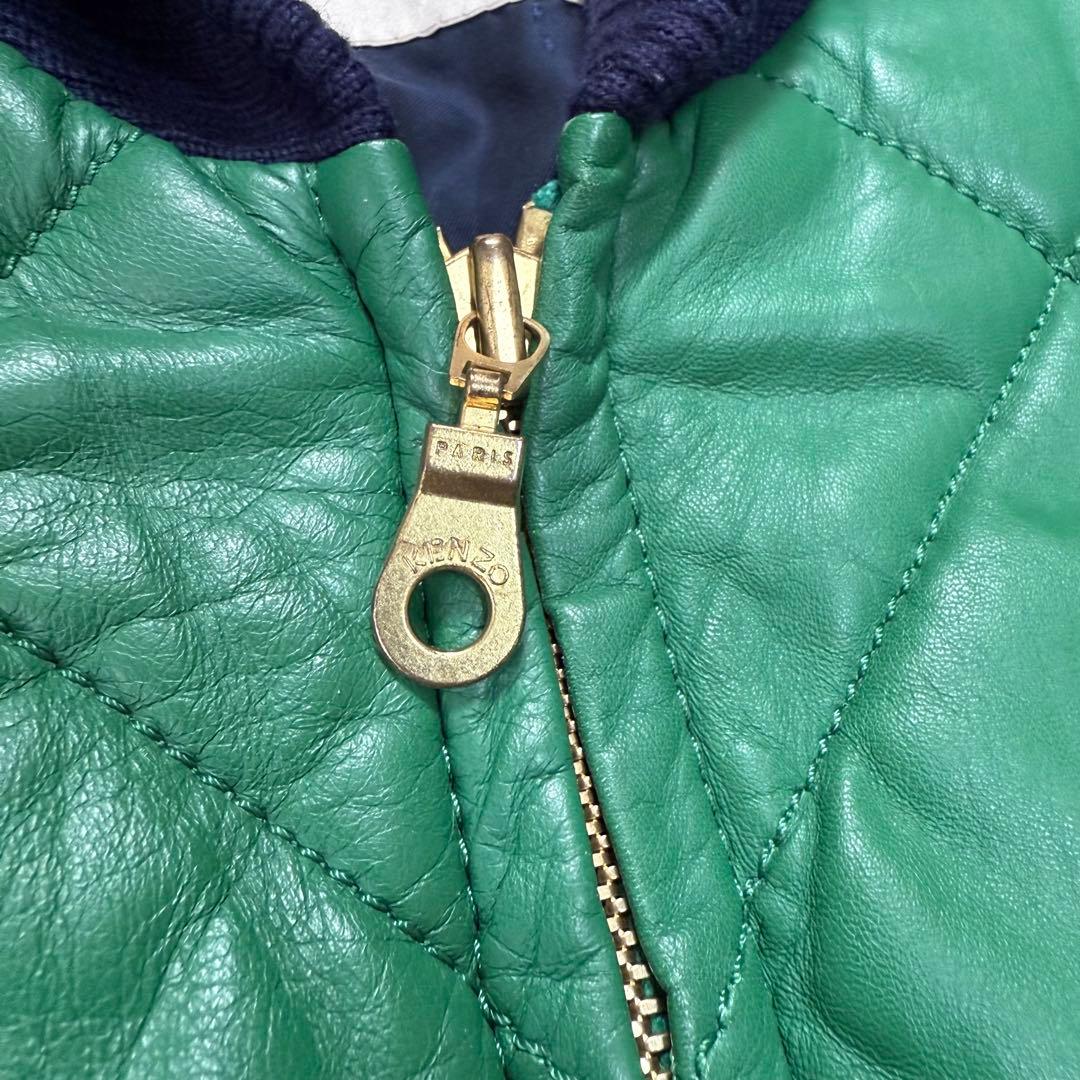 【希少カラー】KENZO PARIS ラムレザー キルティング ジャケット M