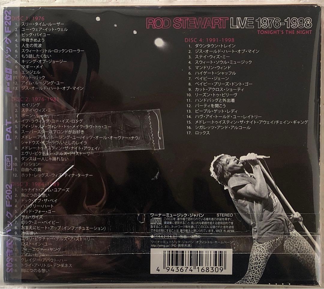 国内盤4CD！ロッド・スチュワート / ライヴ・ベスト 1976-1998