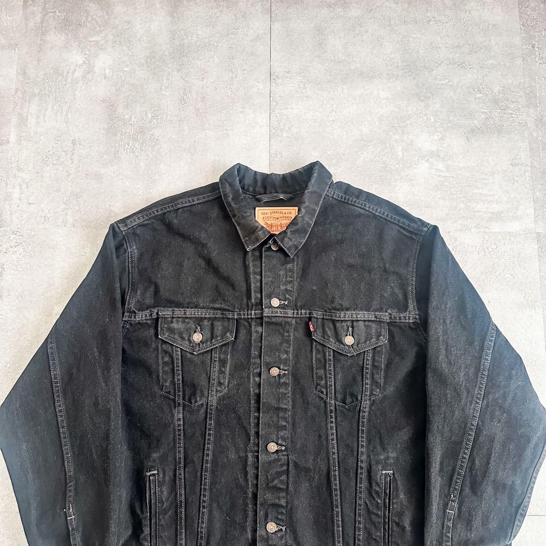 90s Levi's 70507-4159 サルファブラック デニムジャケット