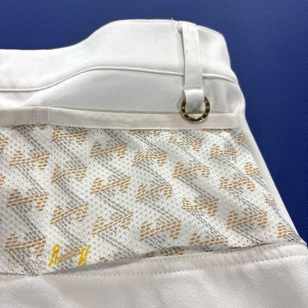レザレクション　ハーフパンツ　ホワイトゴルフ　メンズ　L ゴールド金具