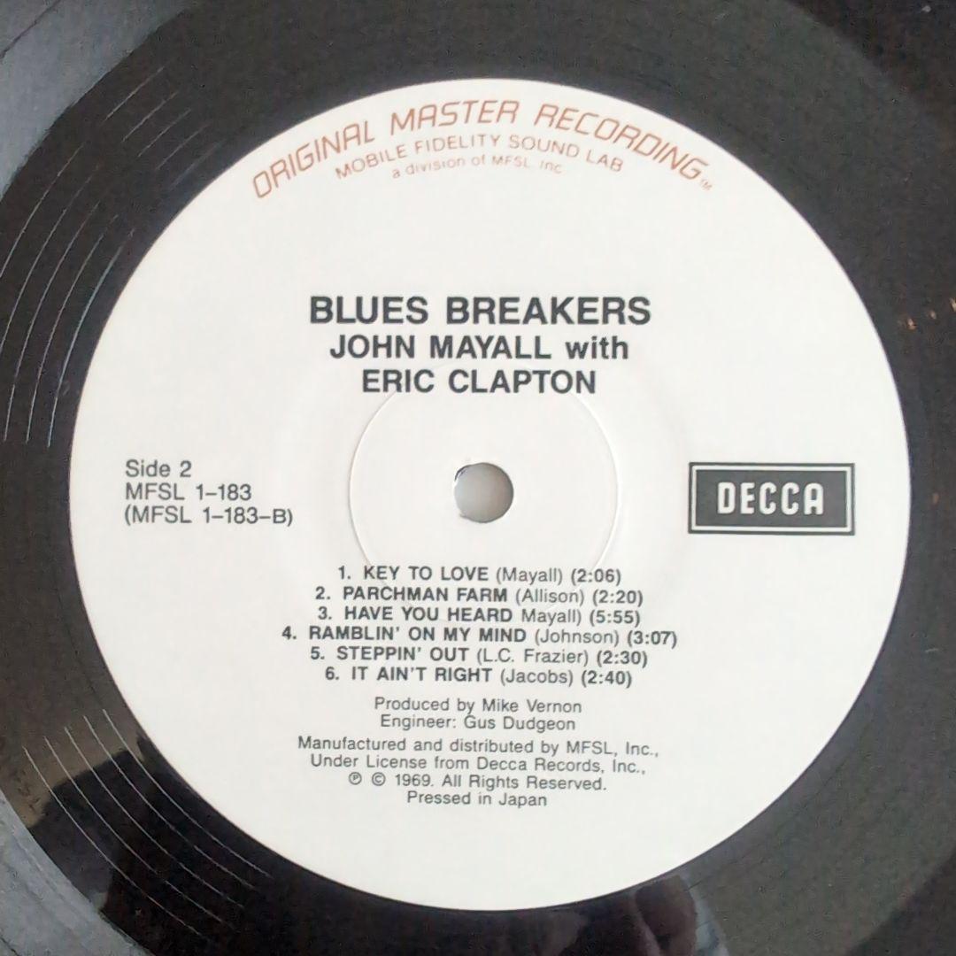 超美盤！エリック・クラプトン「Blues Breakers」モービルLP