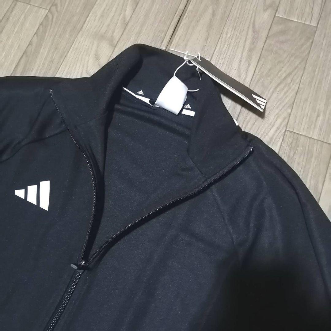 【残りわずか】新品　adidas メンズXXL ジャージ上下セット　黒