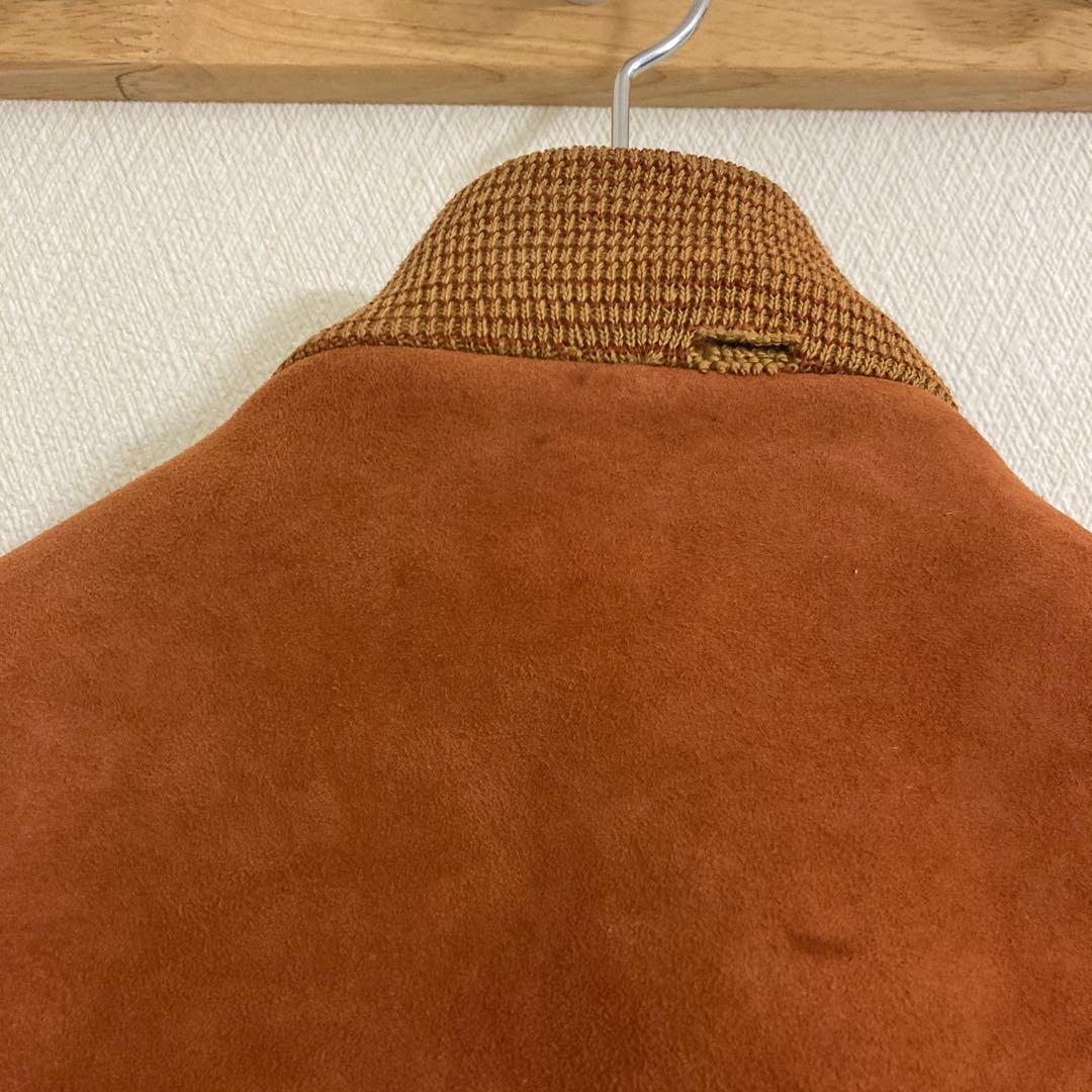 50〜60's ビンテージ　ヌバックレザー❗️ユニオンチケット❗️