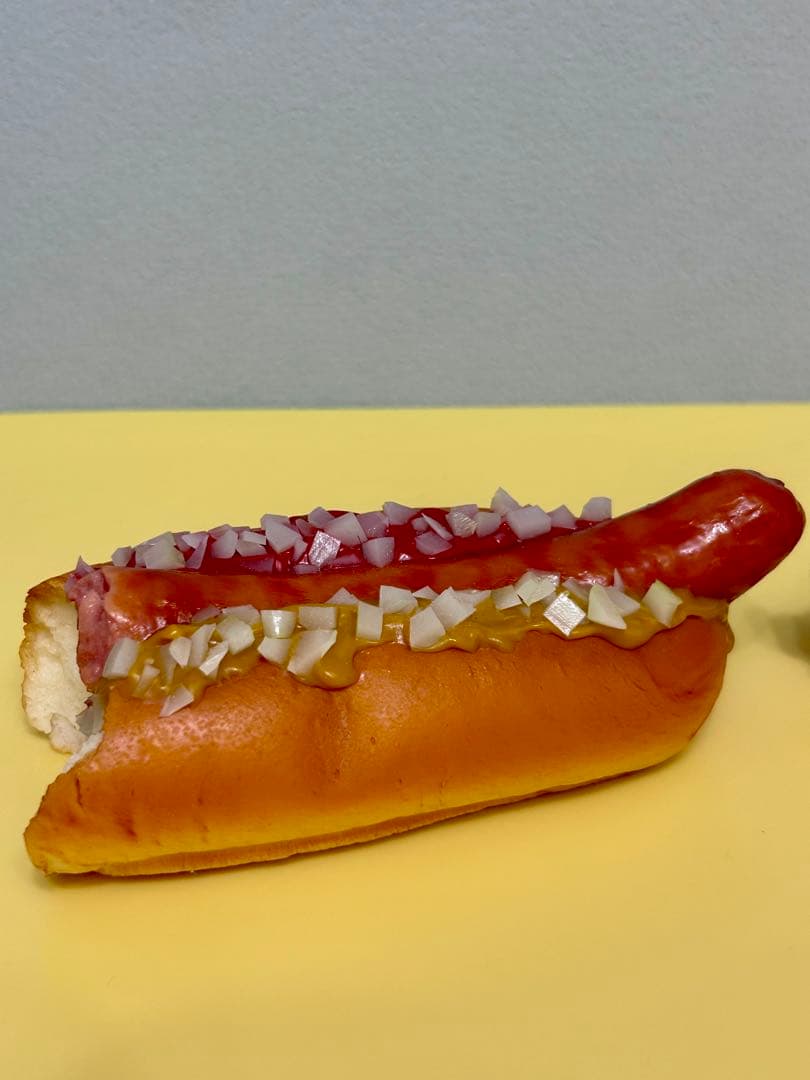 食品サンプル　食べかけハンバーガー　ホットドッグ　コーラジュース